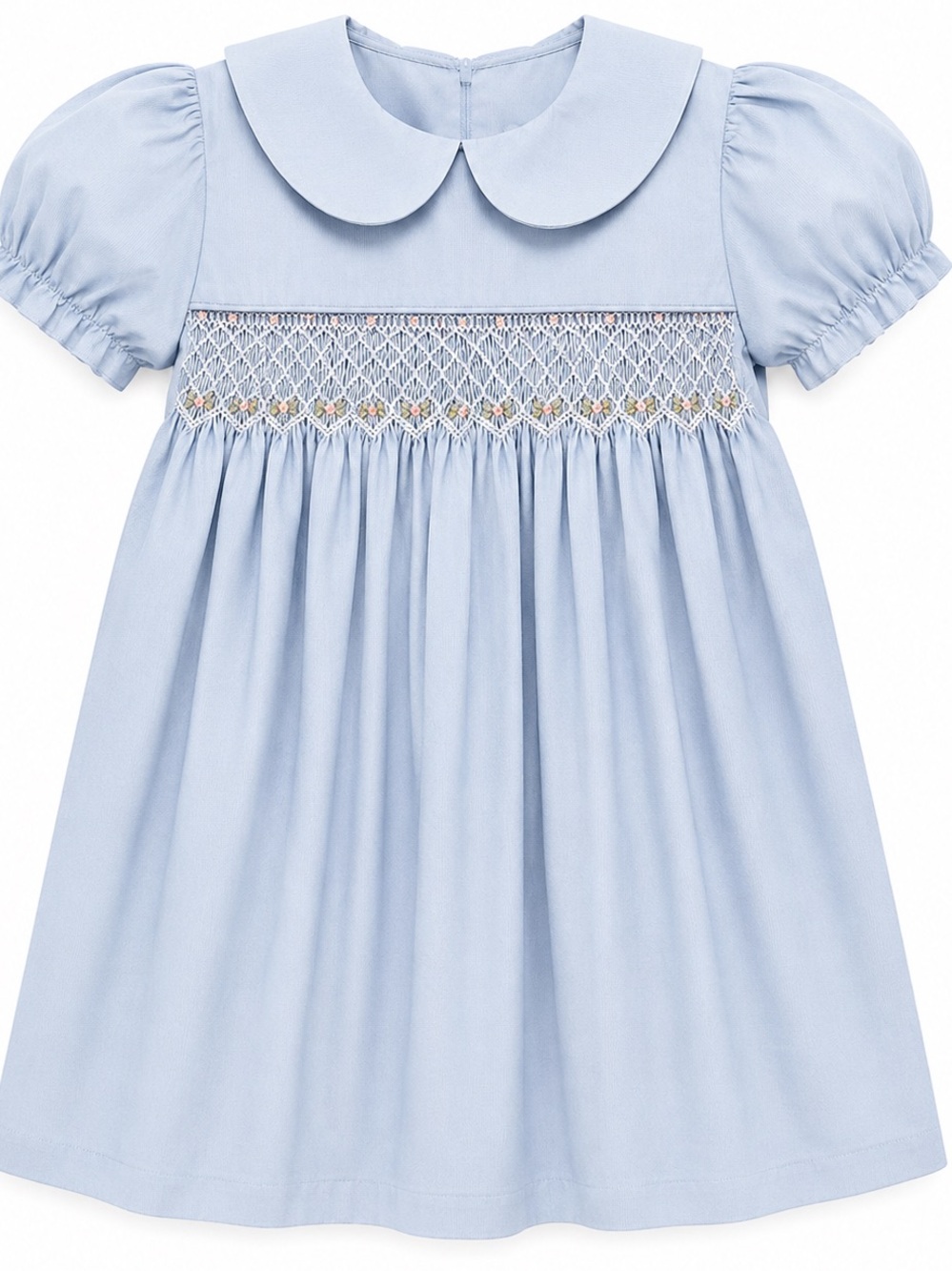 Light Blue Peter Pan Collar Top